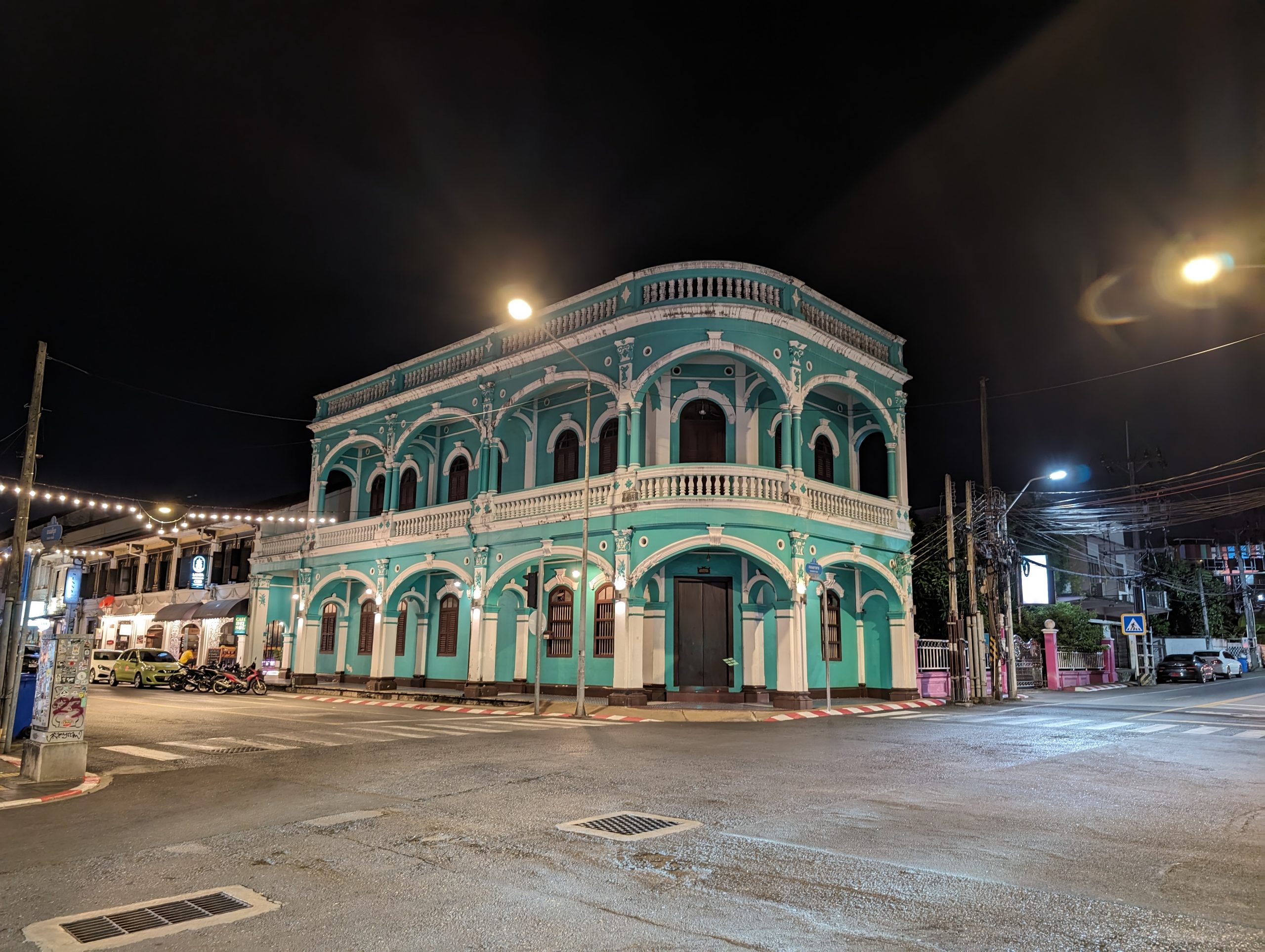 phuket city centre at night