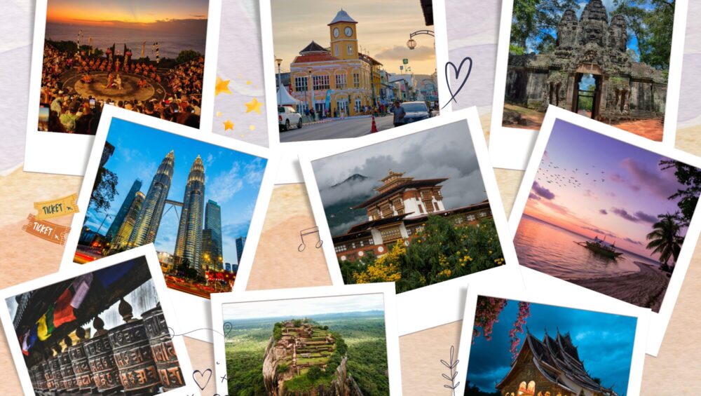 Amazing countries in Asia