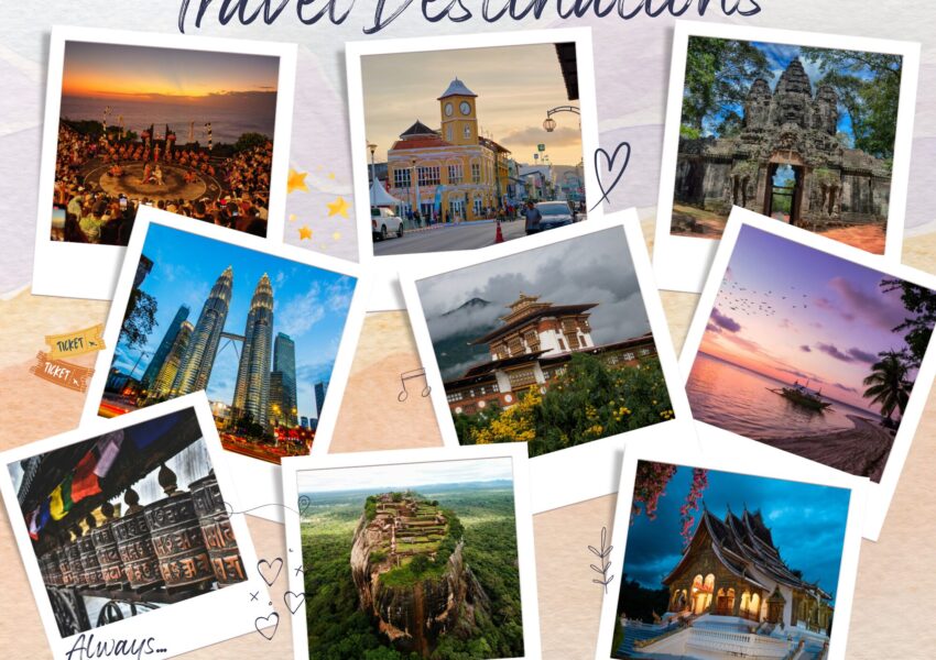 Amazing countries in Asia